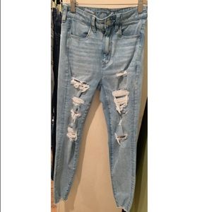 American eagle high waisted skinny jeans
